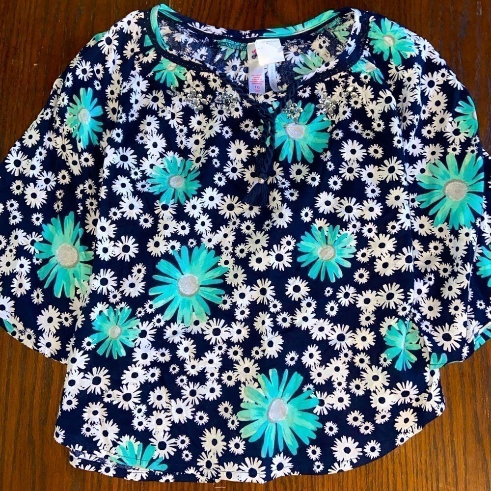 NWT girls justice flowy top